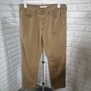 Signature Levi Strauss Athletic Men's Size 36/30 Tan Slim Legs Jeans